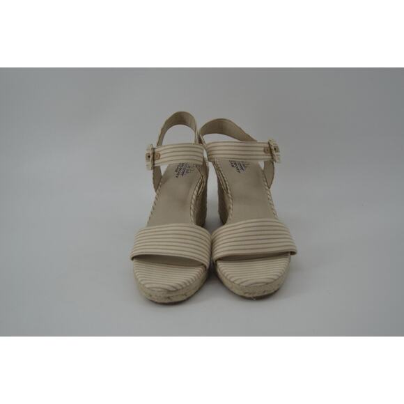 Life Stride Velocity With Memory Foam Tango Espadrilles Striped Tan Size 8.5 - Picture 5 of 11